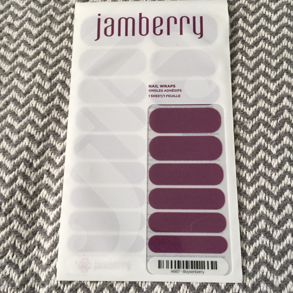 Deep Purple Jamberry Nail Wraps