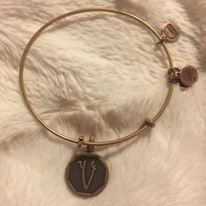 Alex and Ani "V" Gold