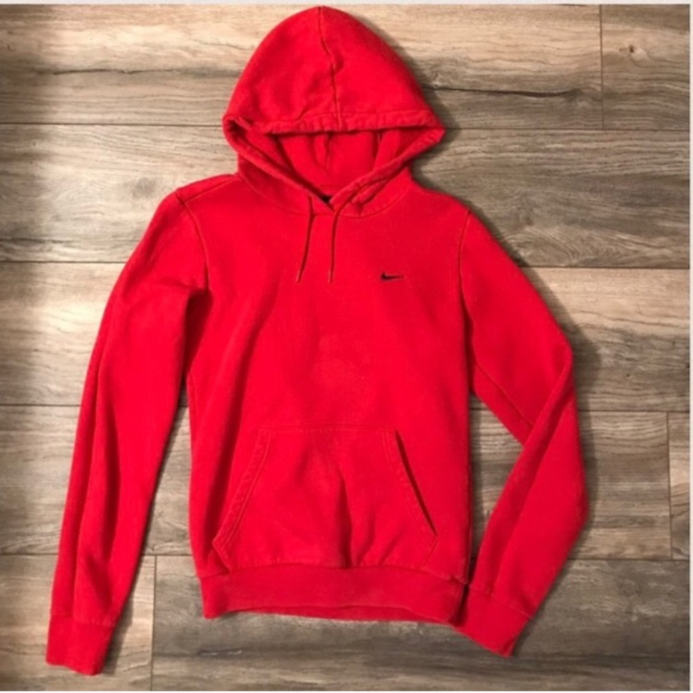 Red Nike hoodie xs