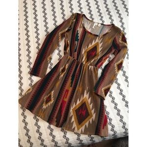 Francesca's Aztec Tunic top or dress