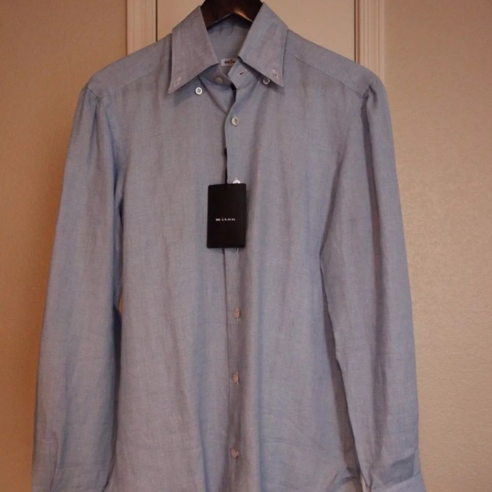100% Linen Kiton Button-down