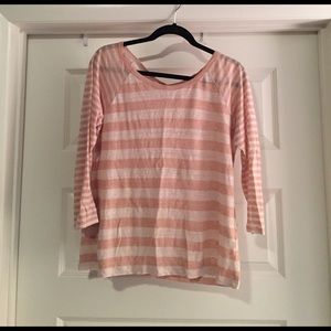 Joie Linen Boatneck Striped T