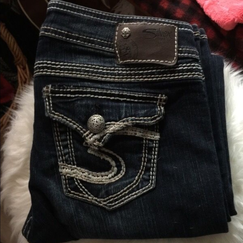 Silver jeans