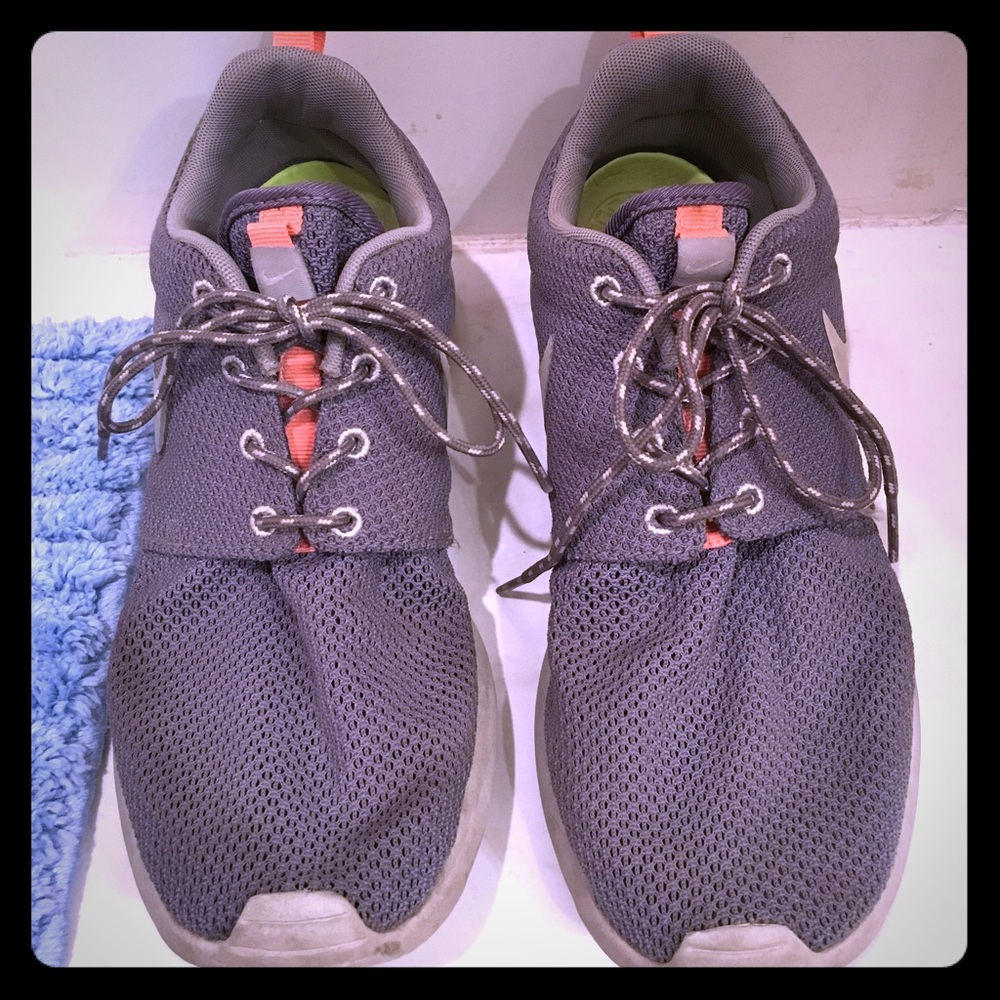 Grey Nike Roshes 8.5