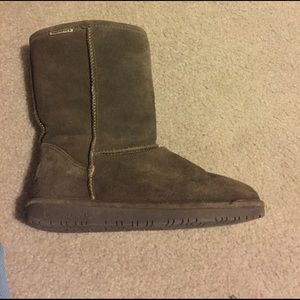 Bear paw fur boots