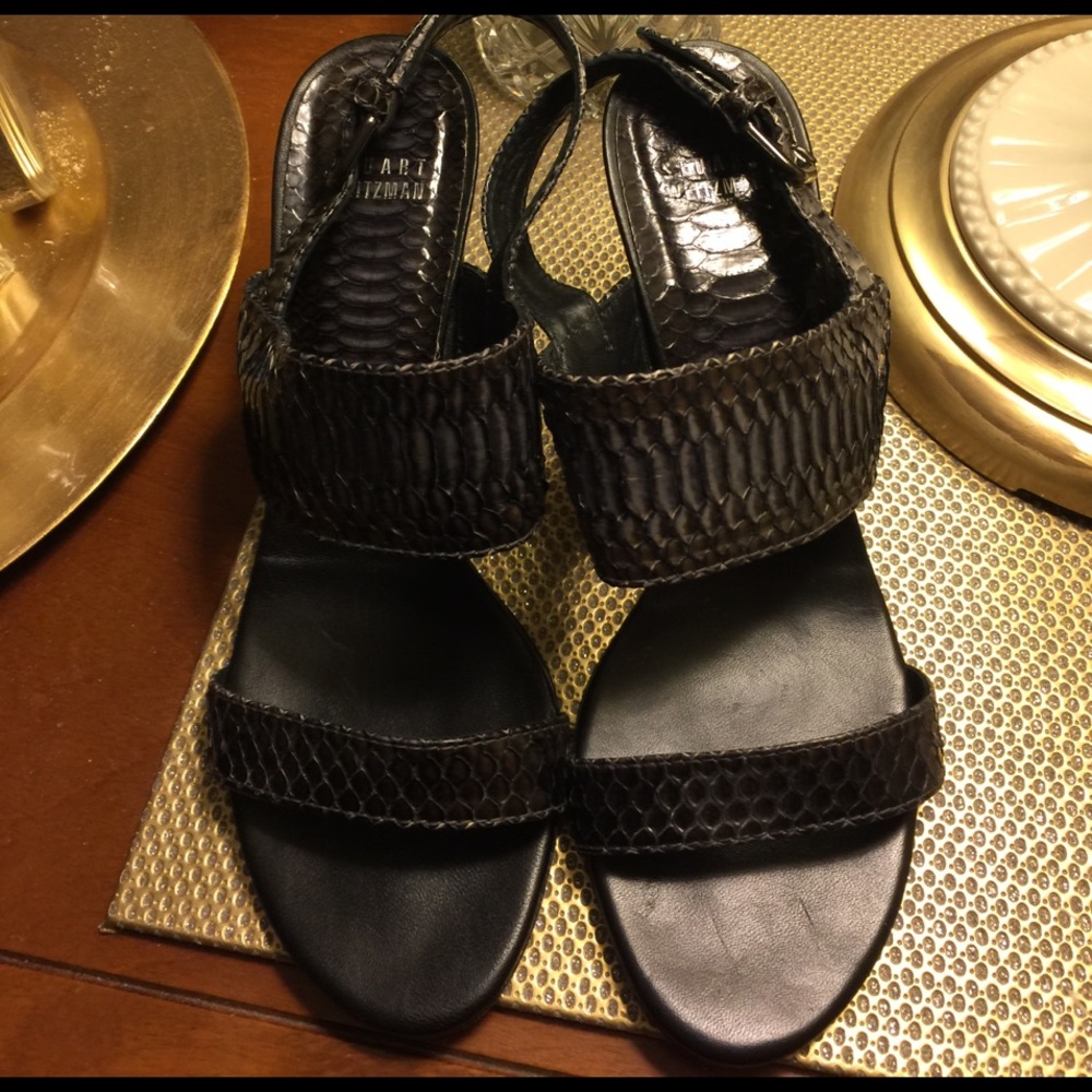 Stuart Weitzman Snake Skin Heels