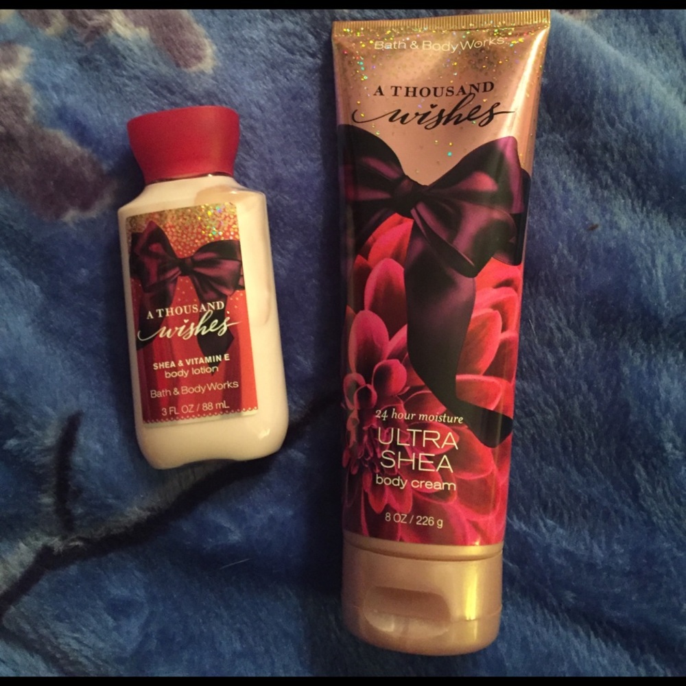 A Thousand Wishes lotion set