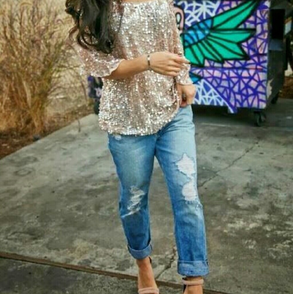 Sequin blouse