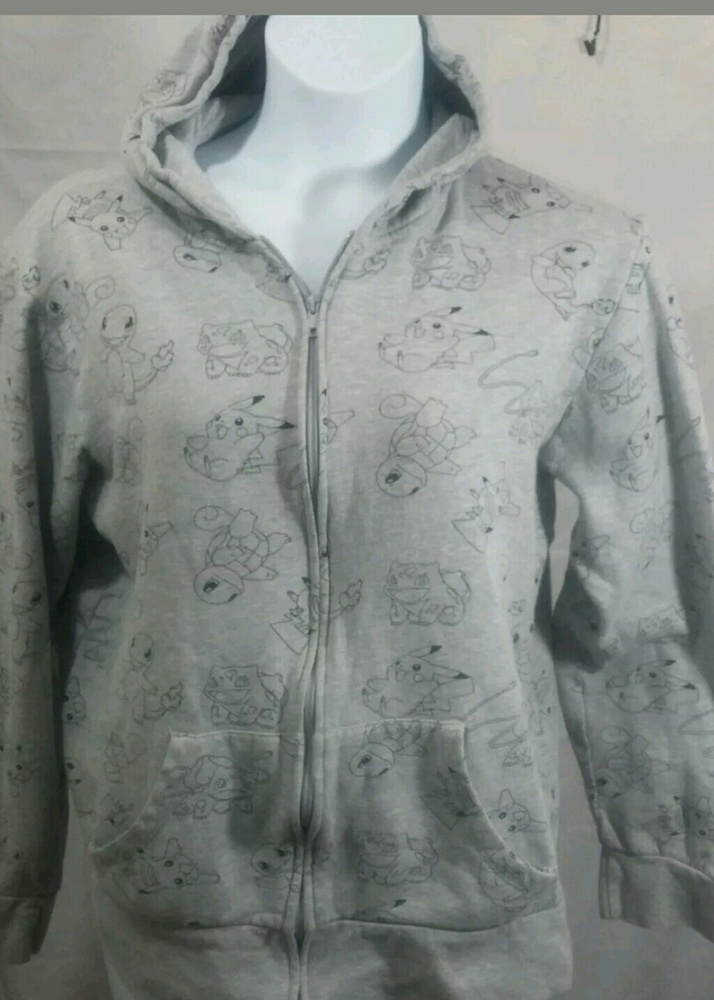 we love fine  Pok?mon print Hoodie XL plus size