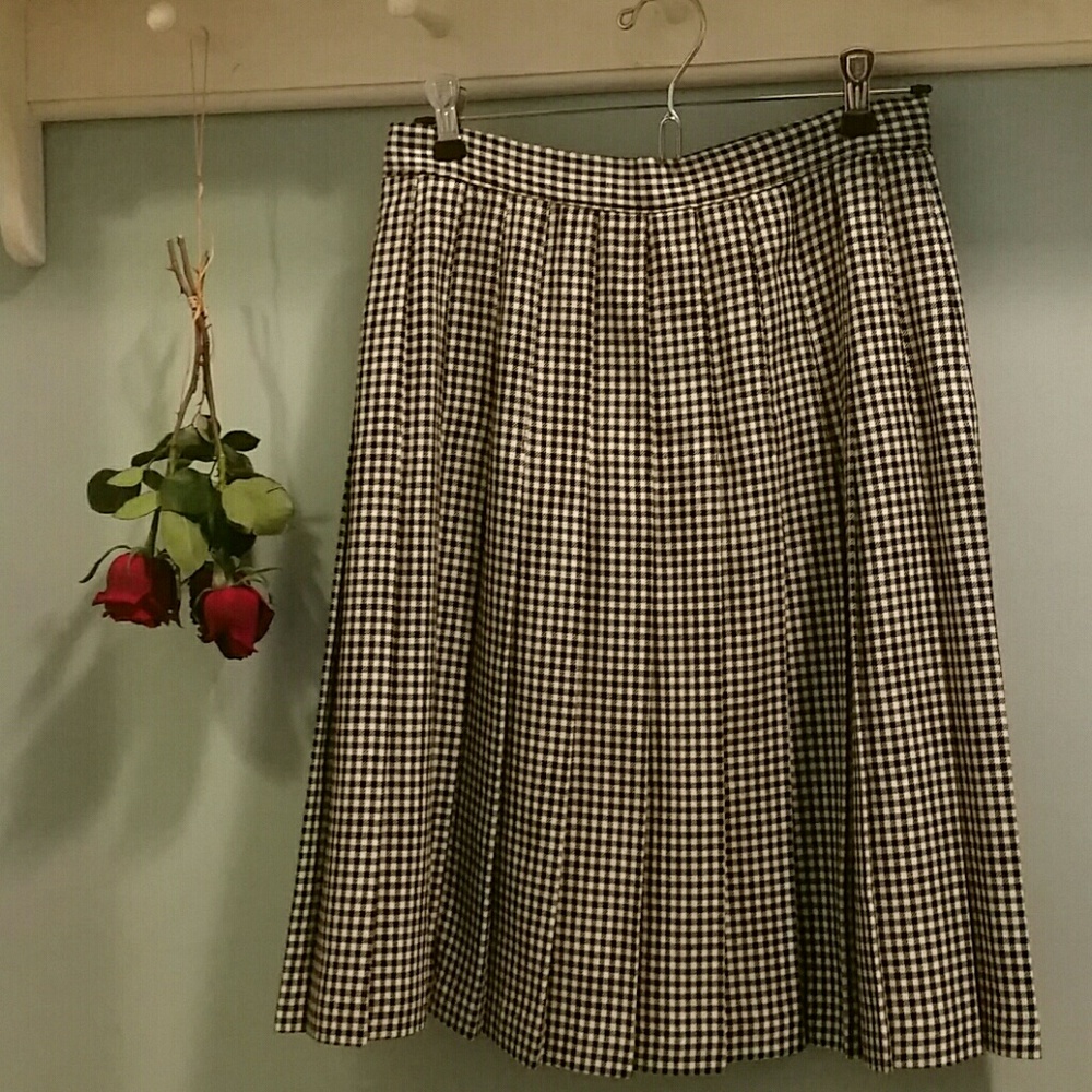 Plaid Pleated Skirt (on clearance!)