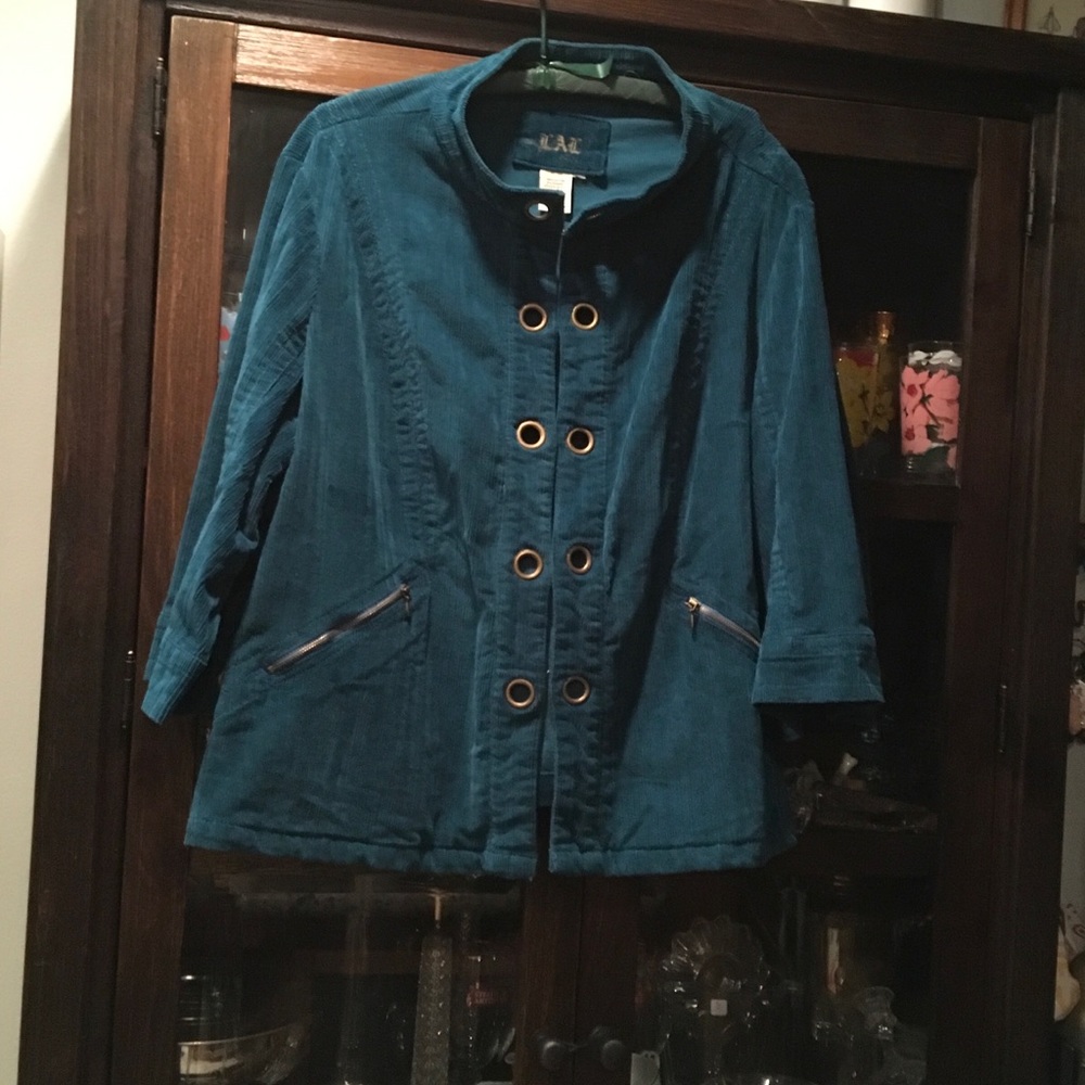 Teal Corderroy Jacket🌗