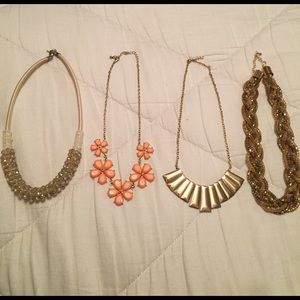 4 Francesca's necklaces