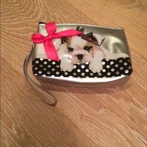 Princess bulldog wristlet