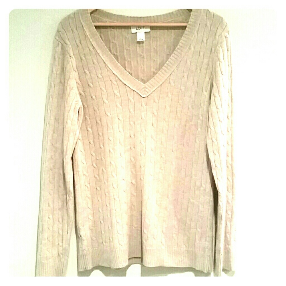 LOFT Cable Knit Sweater