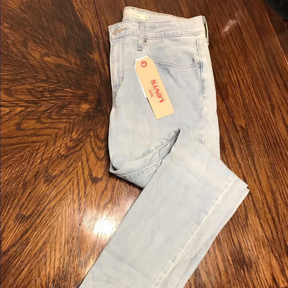 Levi's skinny high rise jeans