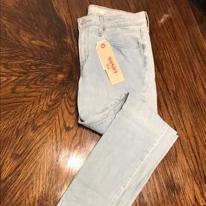Levi's skinny high rise jeans