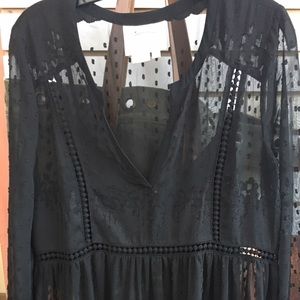 Anthropologie Black Tunic Dress