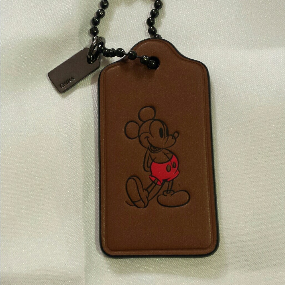 COACH X Mickey Mouse Hangtag NWOT