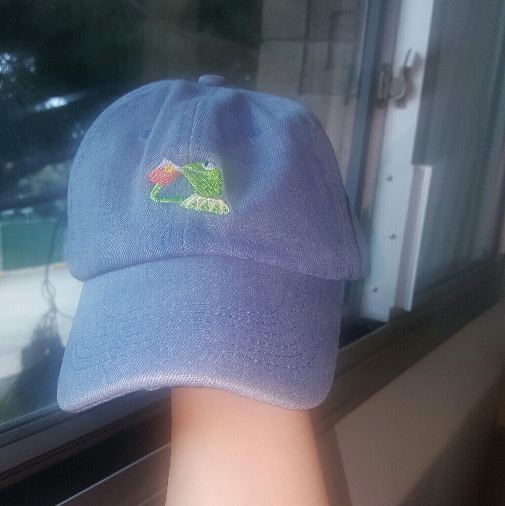 Denim Kermit Hat