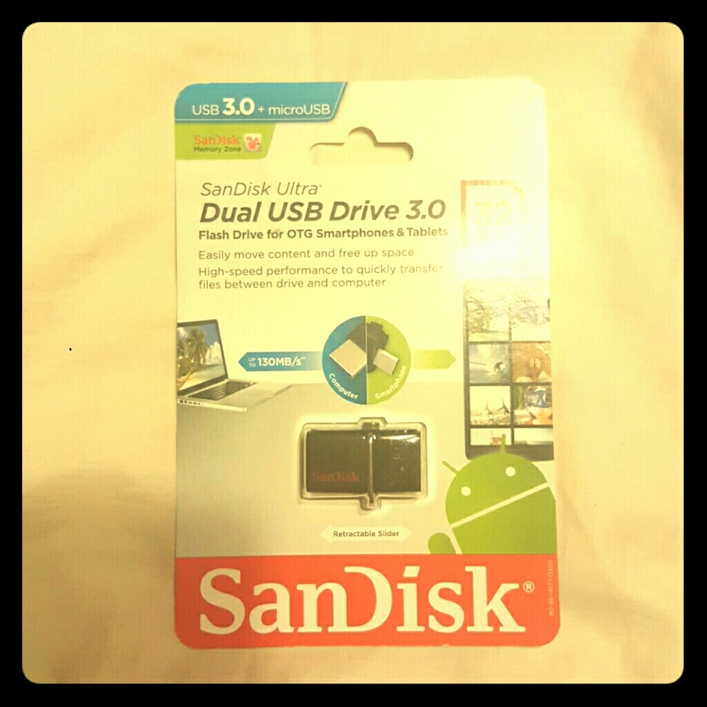 SanDisk dual USB drive 3.0
