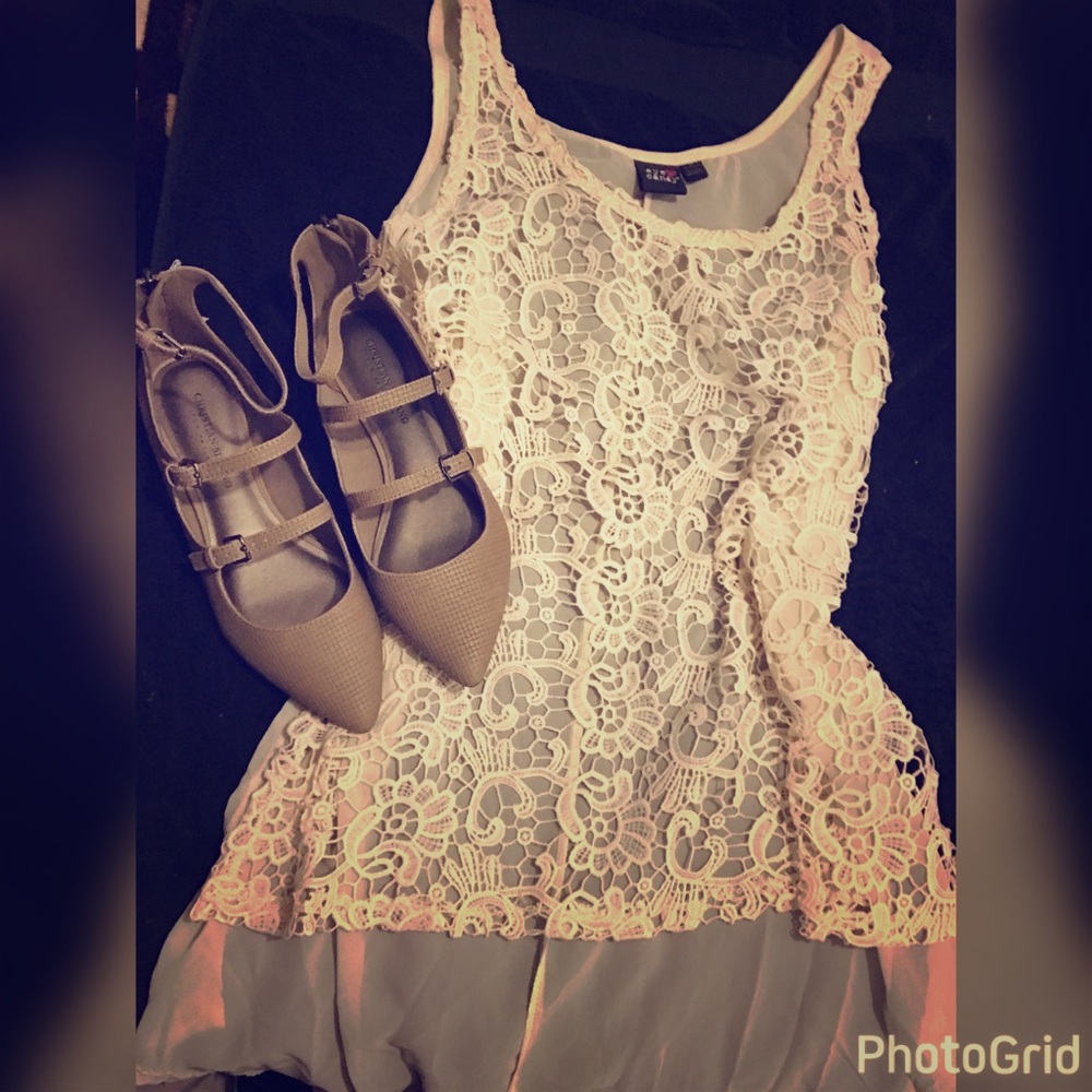 Pearl color blouse