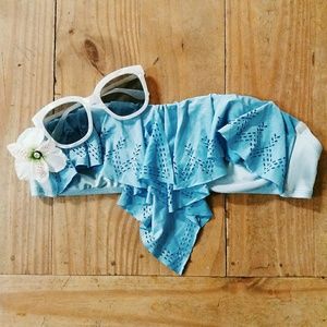 FINAL - CLEARANCEPeriwinkle Strapless Bikini Top