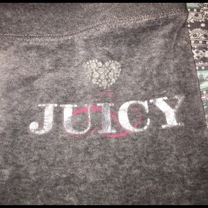Juicy Couture grey velour pants