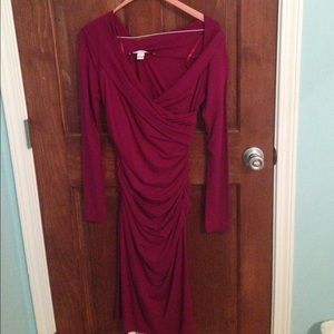 Diane von Furstenberg fuchsia dress