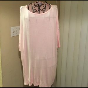 Lularoe Medium light pink Irma Nwt