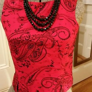SOLD - Red Dress Blouse