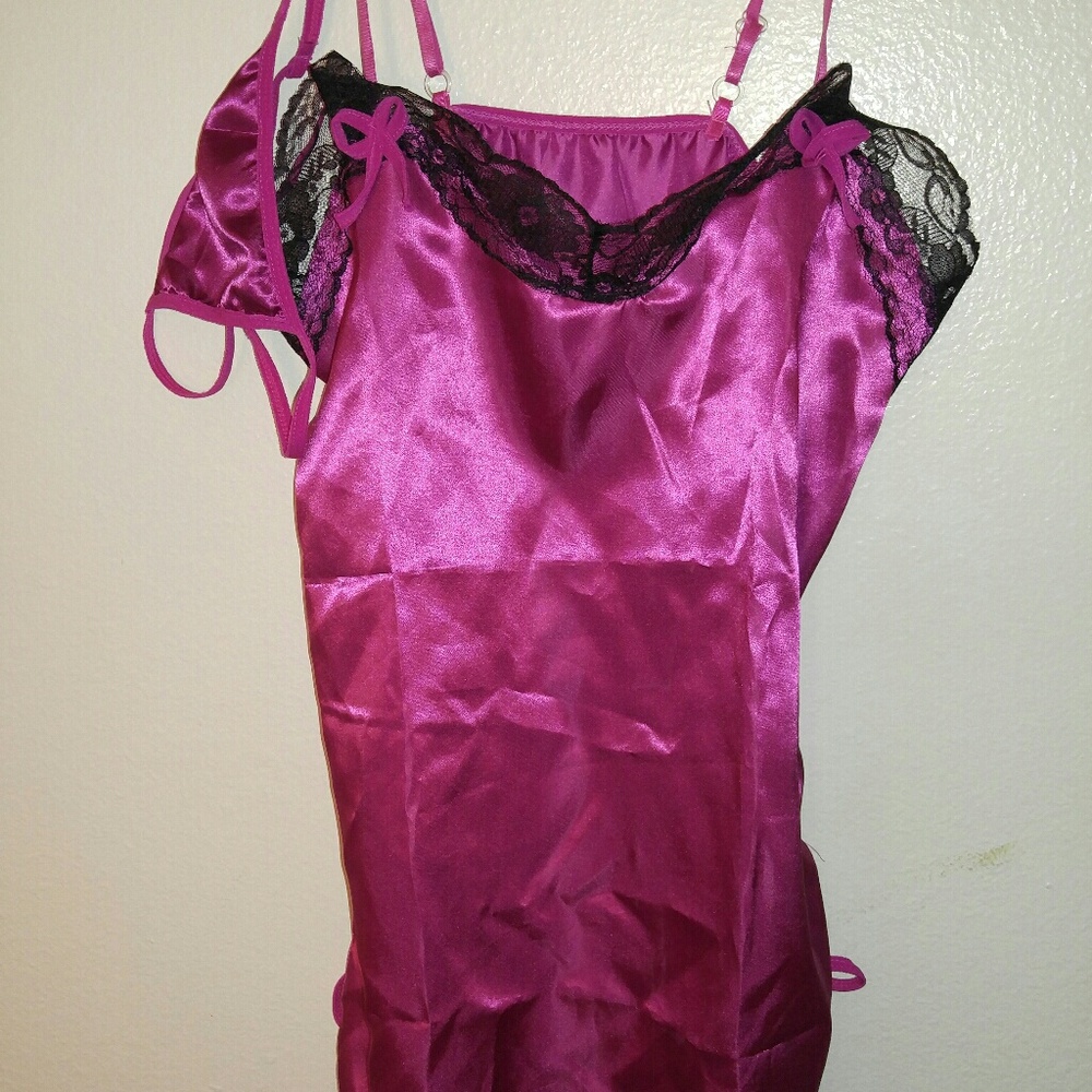Satin lingerie