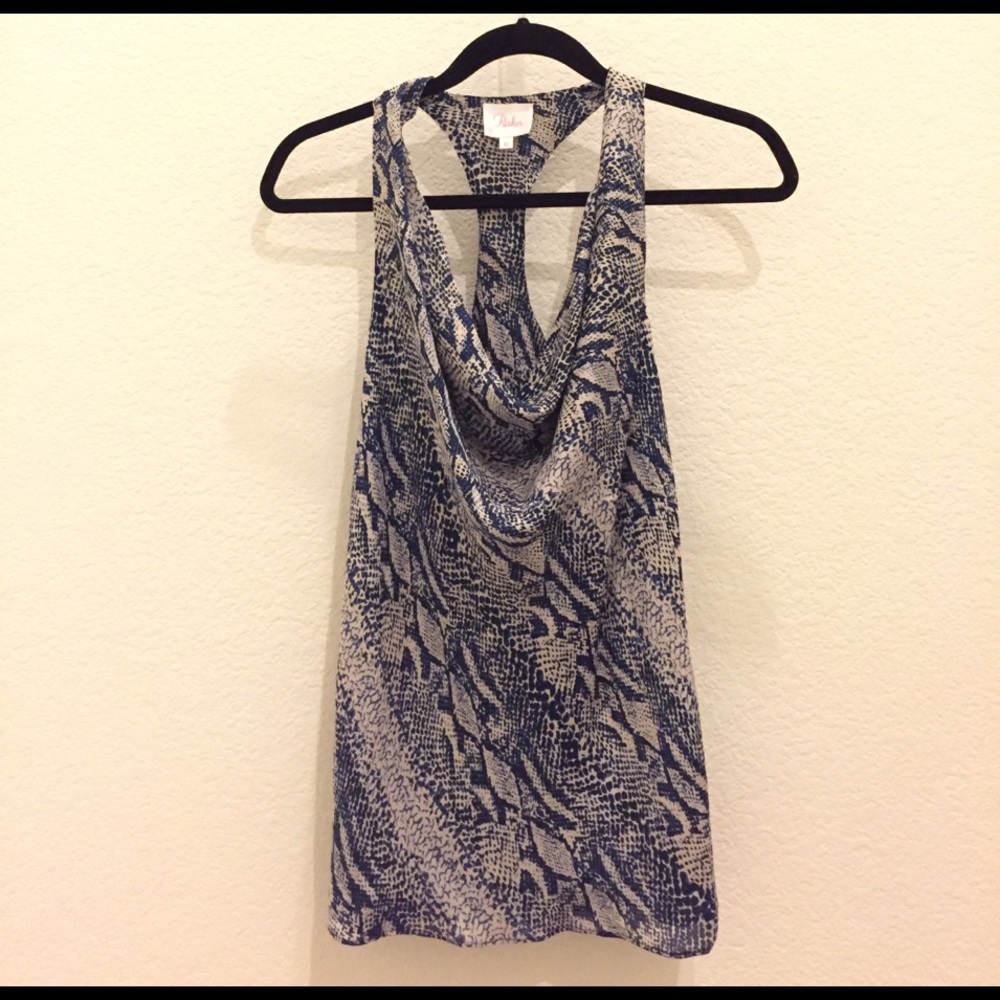 Parker Snake Print Racer Back Tank