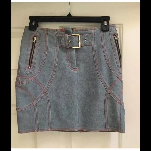 STELLA MCCARTNEY DENIM SKIRT SIZE 38 - Picture 1 of 4