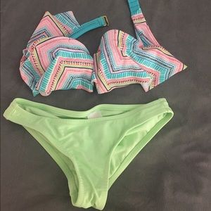 Bright and colorful bikini!