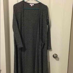 XS LULAROE black and grey marbled Sarah