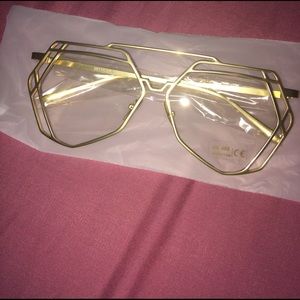 Gold glasses