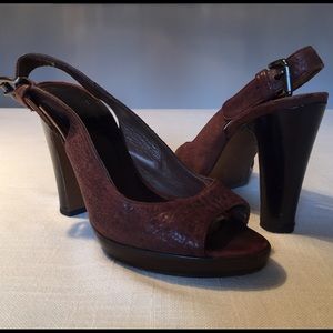 MARNI Slingback Open-toe Pump