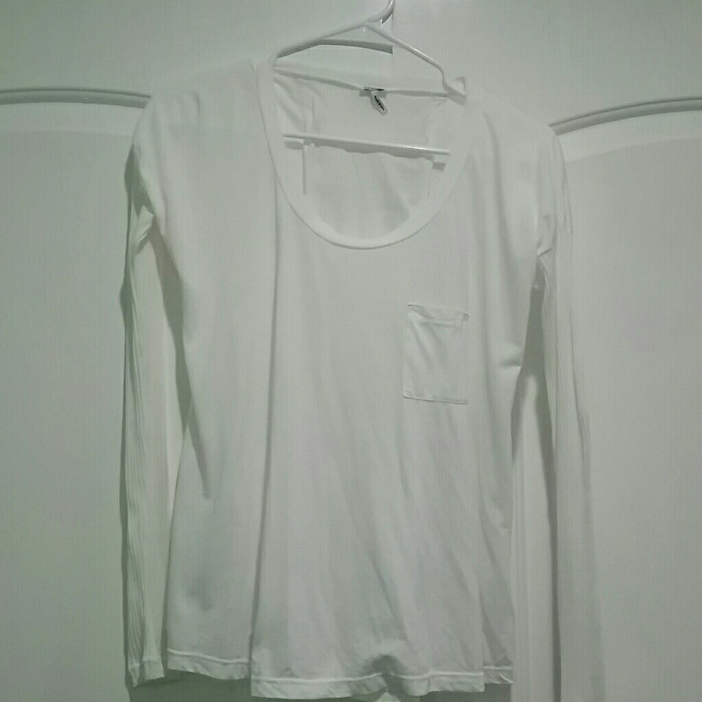 Splendid long sleeve white shirt