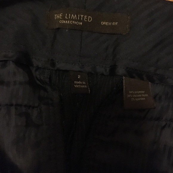 Blue Pinstripe The Limited Pants - Picture 3 of 3