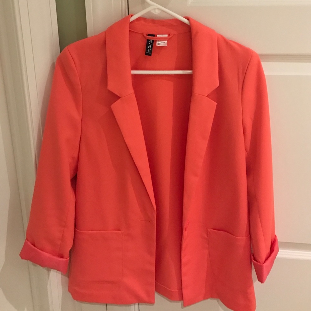 H&M Salmon blazer - never been worn
