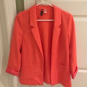 H&M Salmon blazer - never been worn