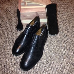 GH Bass Black Campbell Cap-toe 11M