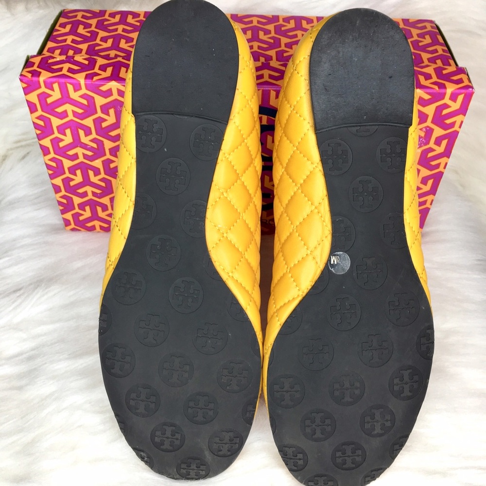TORY BURCH Quinn Quilted Leather Ballet Flat 10.5 - Picture 5 of 5