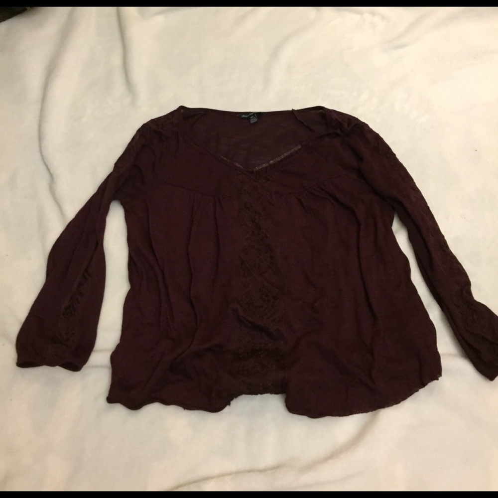 Deep Maroon Blouse