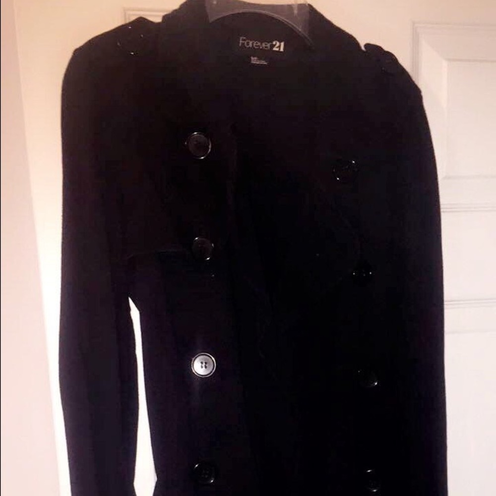 Forever 21 Black Coat