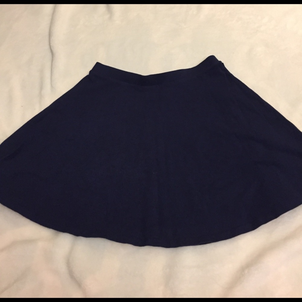 Navy Skater Skirt