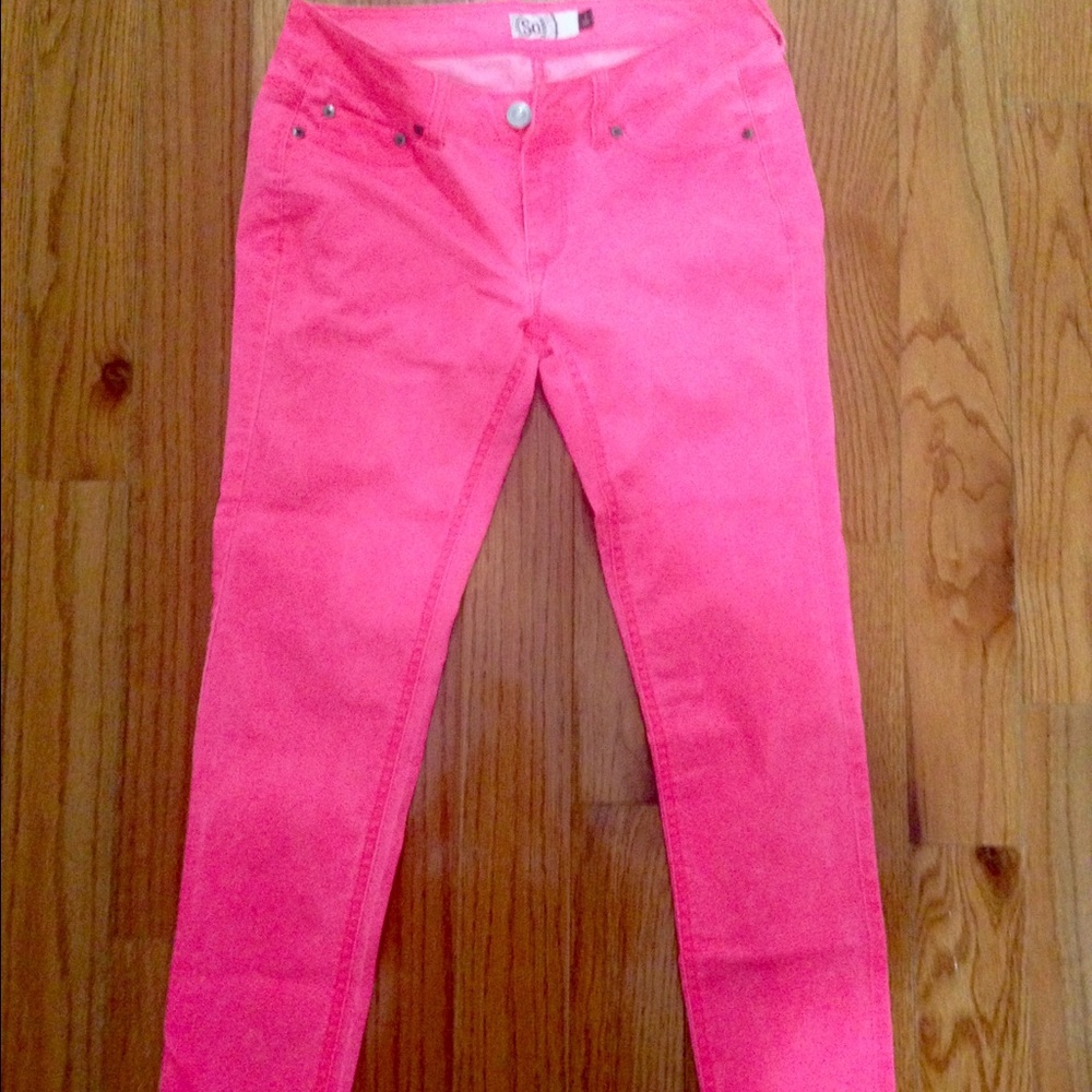 Hot Pink Jeans