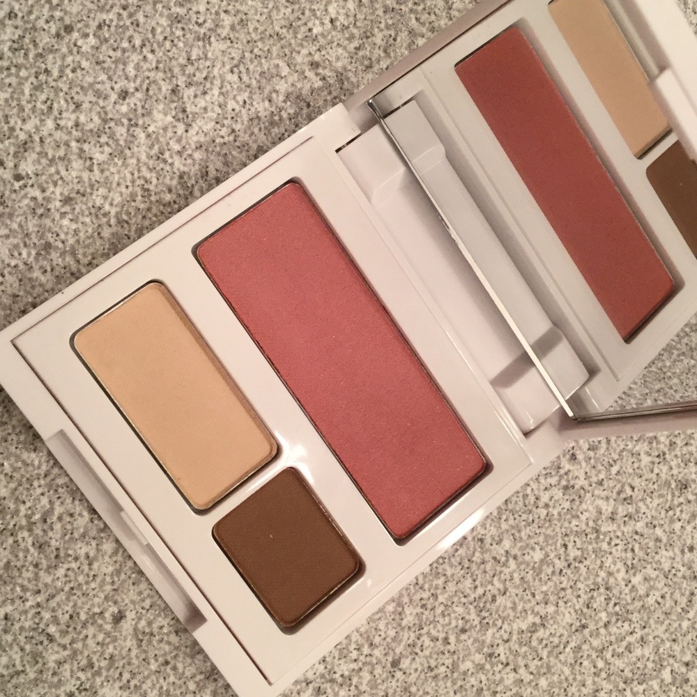 Clinique eye shadow duo with blush NWT