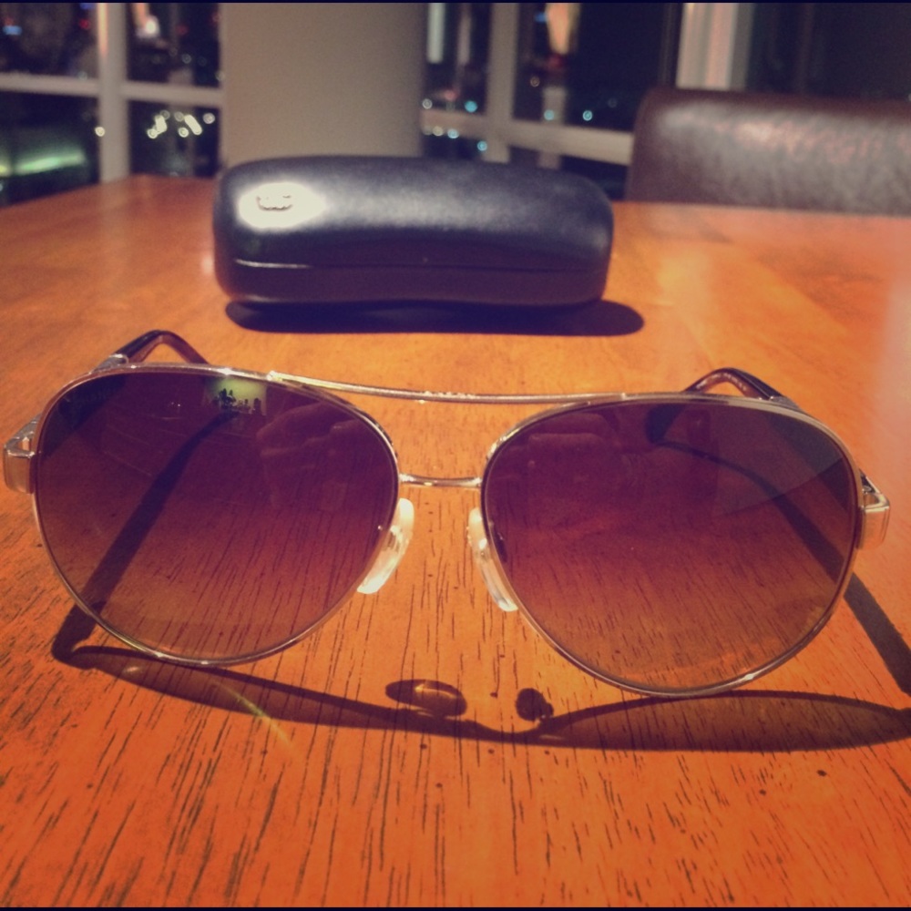 Chanel aviator sunglasses