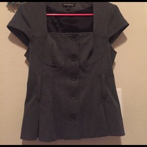 Short sleeve blazer